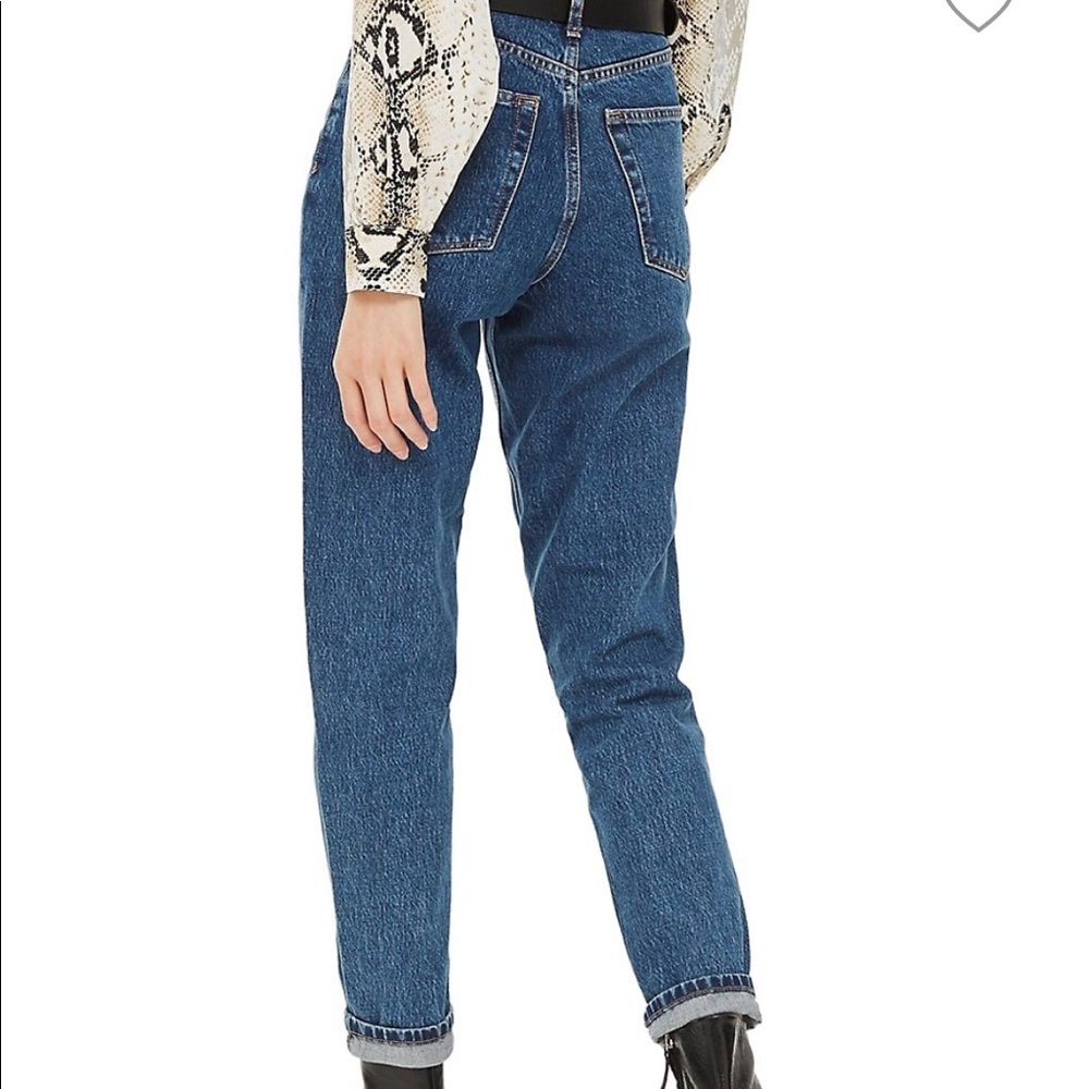NWT TOPSHOP Mom Jeans 32-Inch Leg